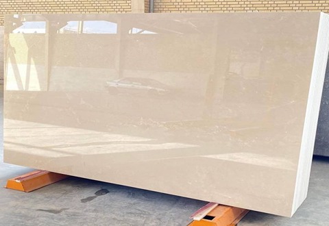 تصویر 2 از سنگ مرمریت لاشتر بافت طبیعی کرم روشن برای فضا های داخلی